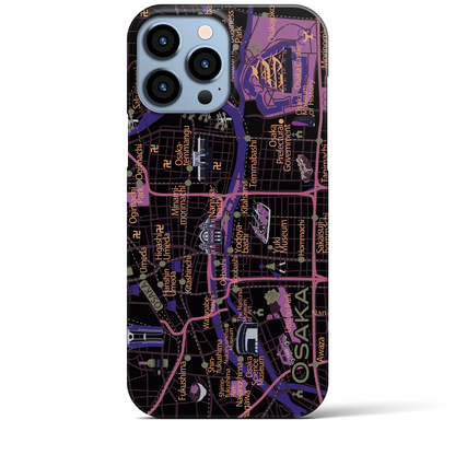 【大阪】イラストマップiPhoneケース（バックカバータイプ）