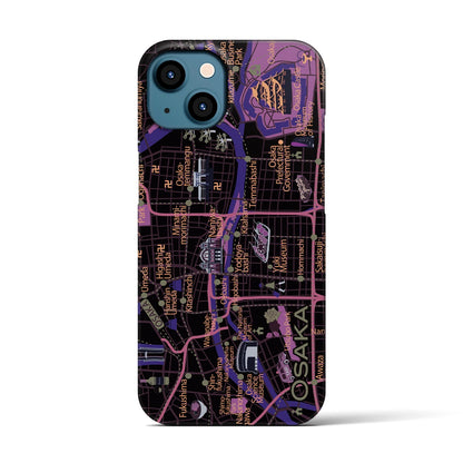 【大阪】イラストマップiPhoneケース（バックカバータイプ）