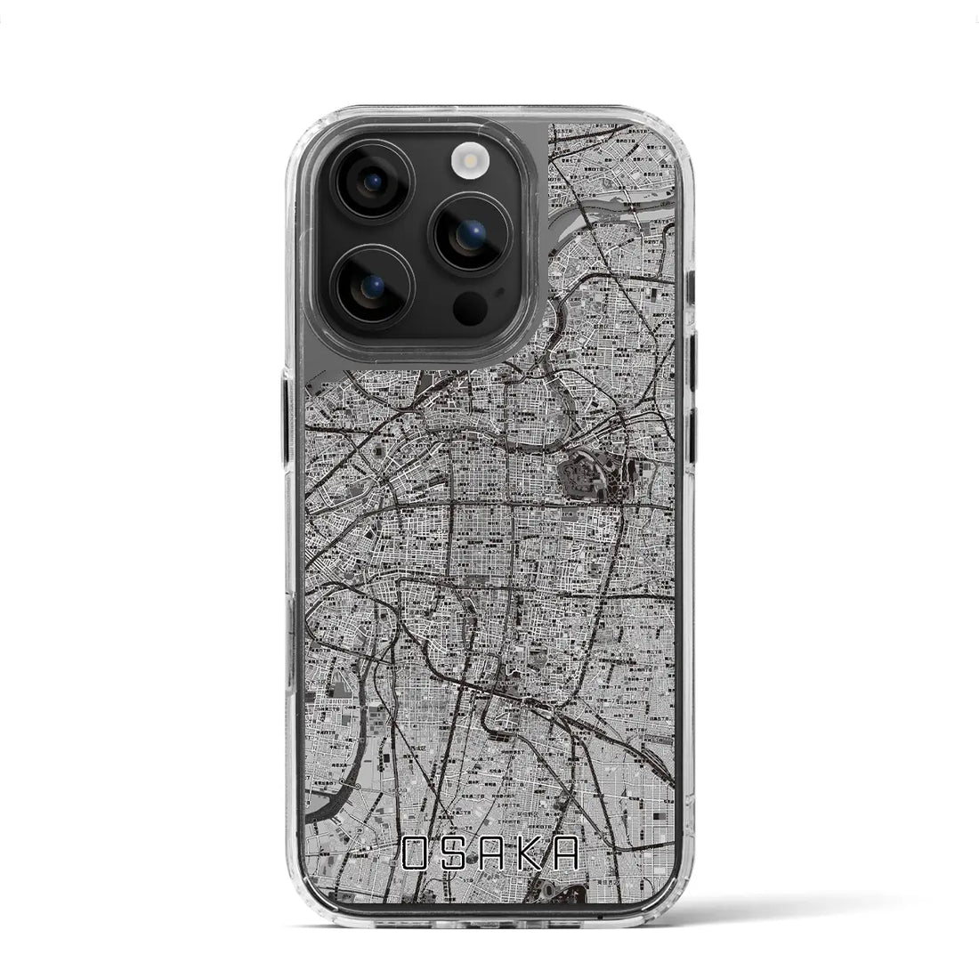 【大阪（大阪府）】地図柄iPhoneケース（MagSafeタイプ）