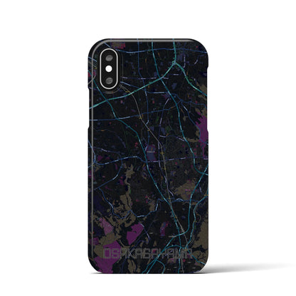 【大阪狭山（大阪府）】地図柄iPhoneケース（バックカバータイプ）