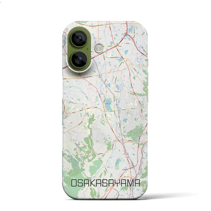 【大阪狭山（大阪府）】地図柄iPhoneケース（バックカバータイプ）