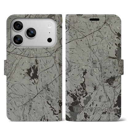 【大阪狭山（大阪府）】地図柄iPhoneケース（手帳タイプ）