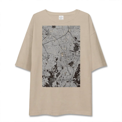 【大阪狭山（大阪府）】地図柄ビッグシルエットTシャツ