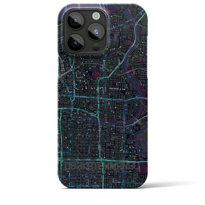 【大阪天満宮（大阪府）】地図柄iPhoneケース（バックカバータイプ）