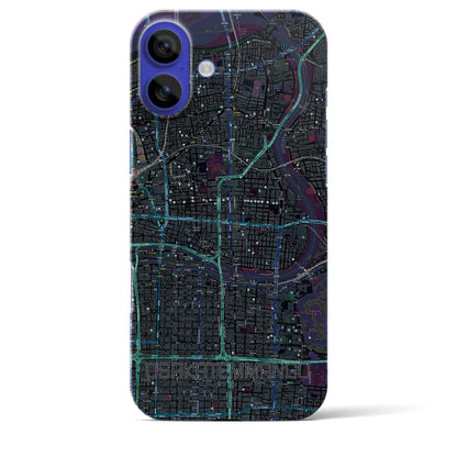 【大阪天満宮（大阪府）】地図柄iPhoneケース（バックカバータイプ）