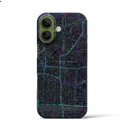 【大阪天満宮（大阪府）】地図柄iPhoneケース（バックカバータイプ）