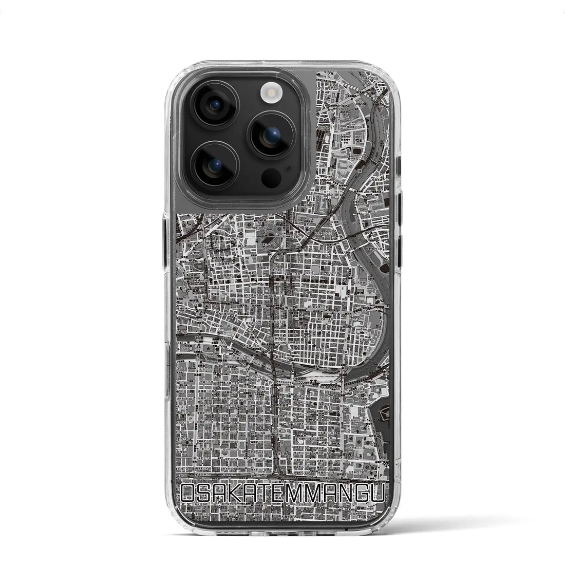 【大阪天満宮（大阪府）】地図柄iPhoneケース（MagSafeタイプ）