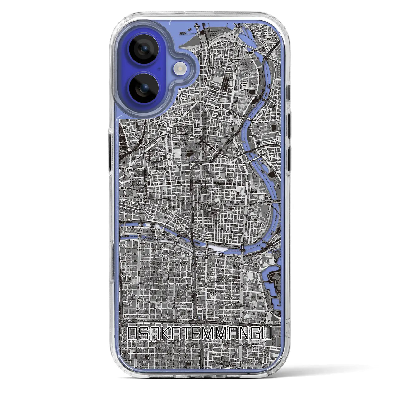 【大阪天満宮（大阪府）】地図柄iPhoneケース（MagSafeタイプ）