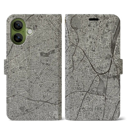 【大崎（東京都）】地図柄iPhoneケース（手帳タイプ）