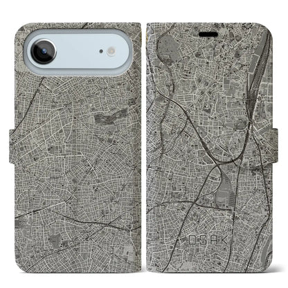 【大崎（東京都）】地図柄iPhoneケース（手帳タイプ）