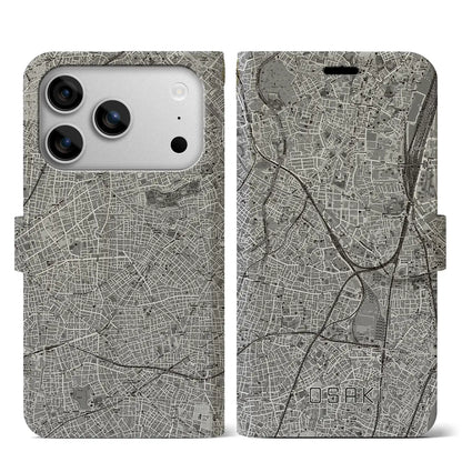 【大崎（東京都）】地図柄iPhoneケース（手帳タイプ）