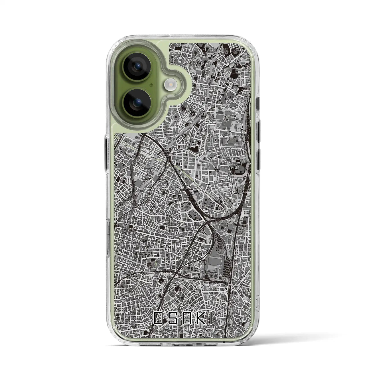 【大崎（東京都）】地図柄iPhoneケース（MagSafeタイプ）