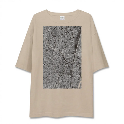 【大崎（東京都）】地図柄ビッグシルエットTシャツ