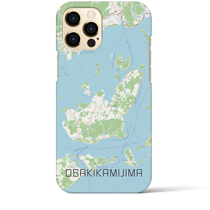 【大崎上島（広島県）】地図柄iPhoneケース（バックカバータイプ）