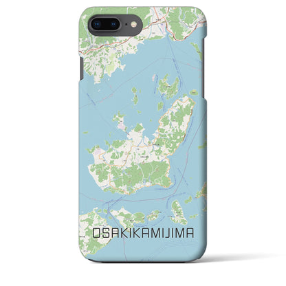 【大崎上島（広島県）】地図柄iPhoneケース（バックカバータイプ）