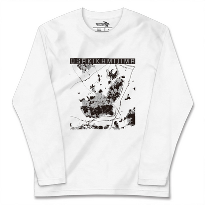 【大崎上島（広島県）】地図柄ロングスリーブTシャツ