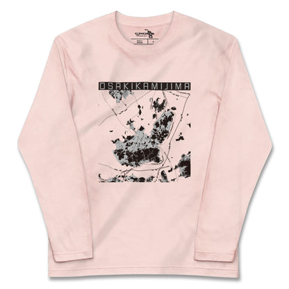 【大崎上島（広島県）】地図柄ロングスリーブTシャツ