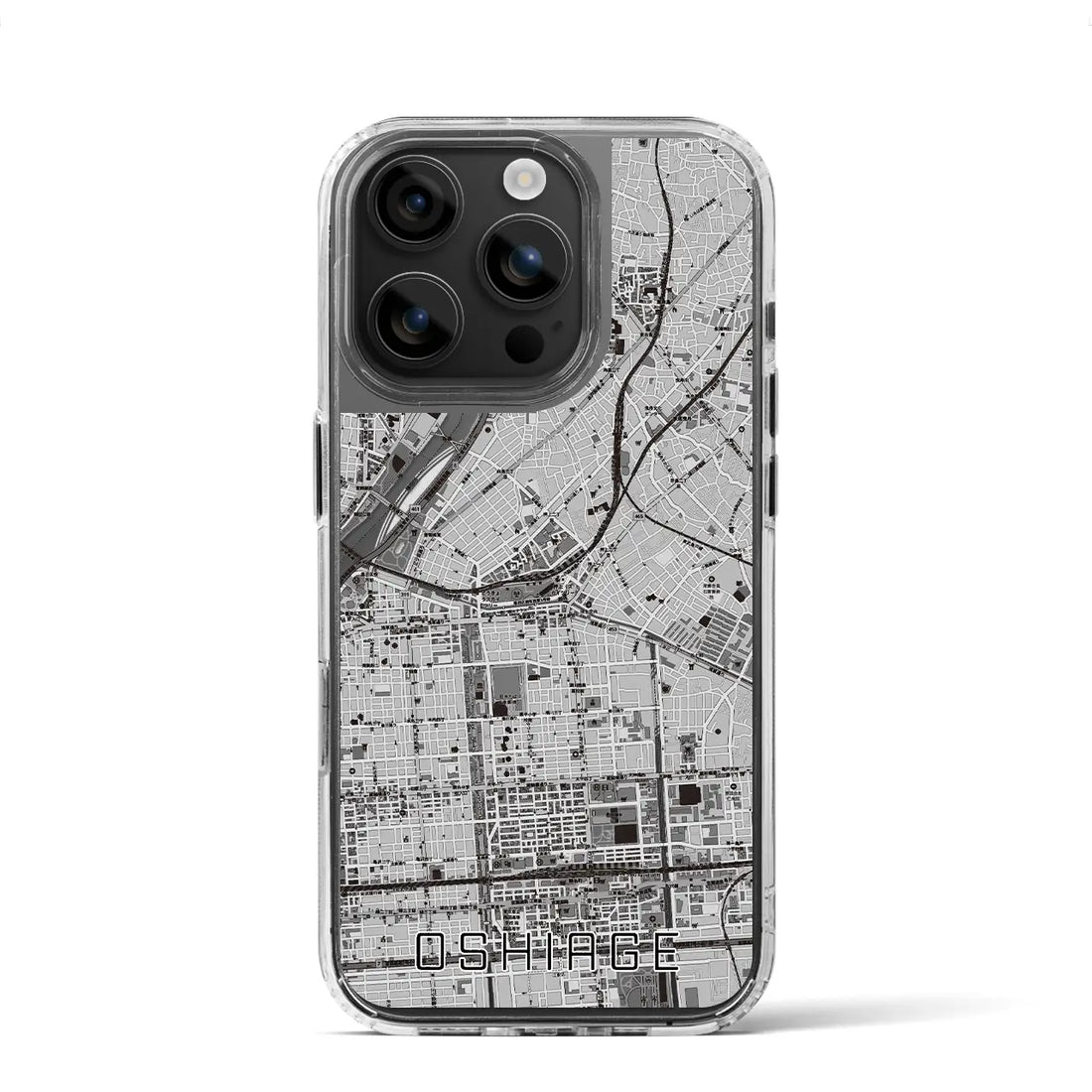【押上（東京都）】地図柄iPhoneケース（MagSafeタイプ）