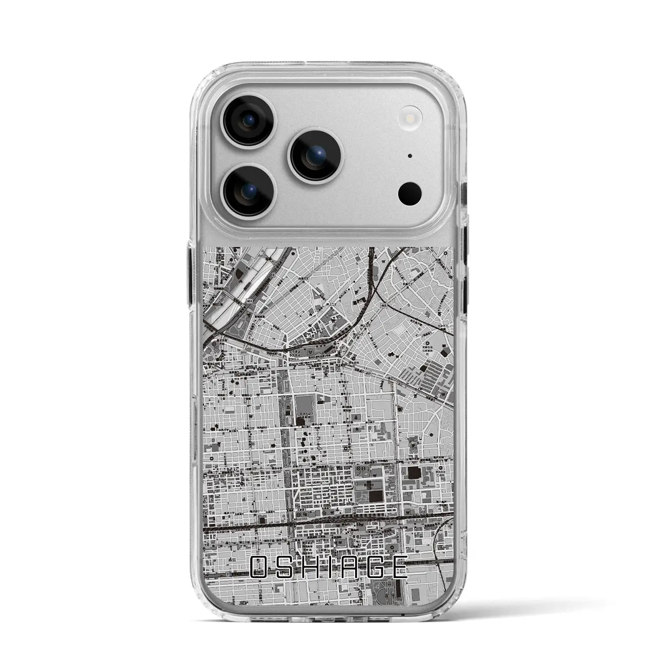 【押上（東京都）】地図柄iPhoneケース（MagSafeタイプ）