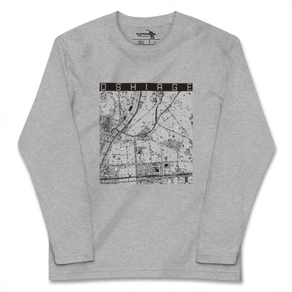 【押上（東京都）】地図柄ロングスリーブTシャツ