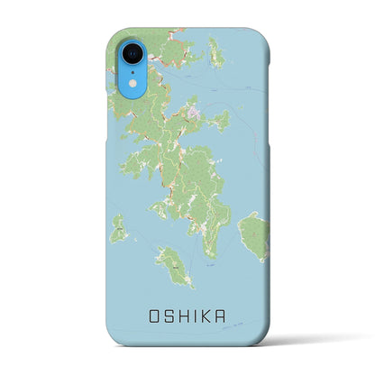 【牡鹿（宮城県）】地図柄iPhoneケース（バックカバータイプ）