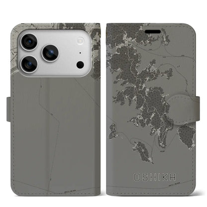 【牡鹿（宮城県）】地図柄iPhoneケース（手帳タイプ）