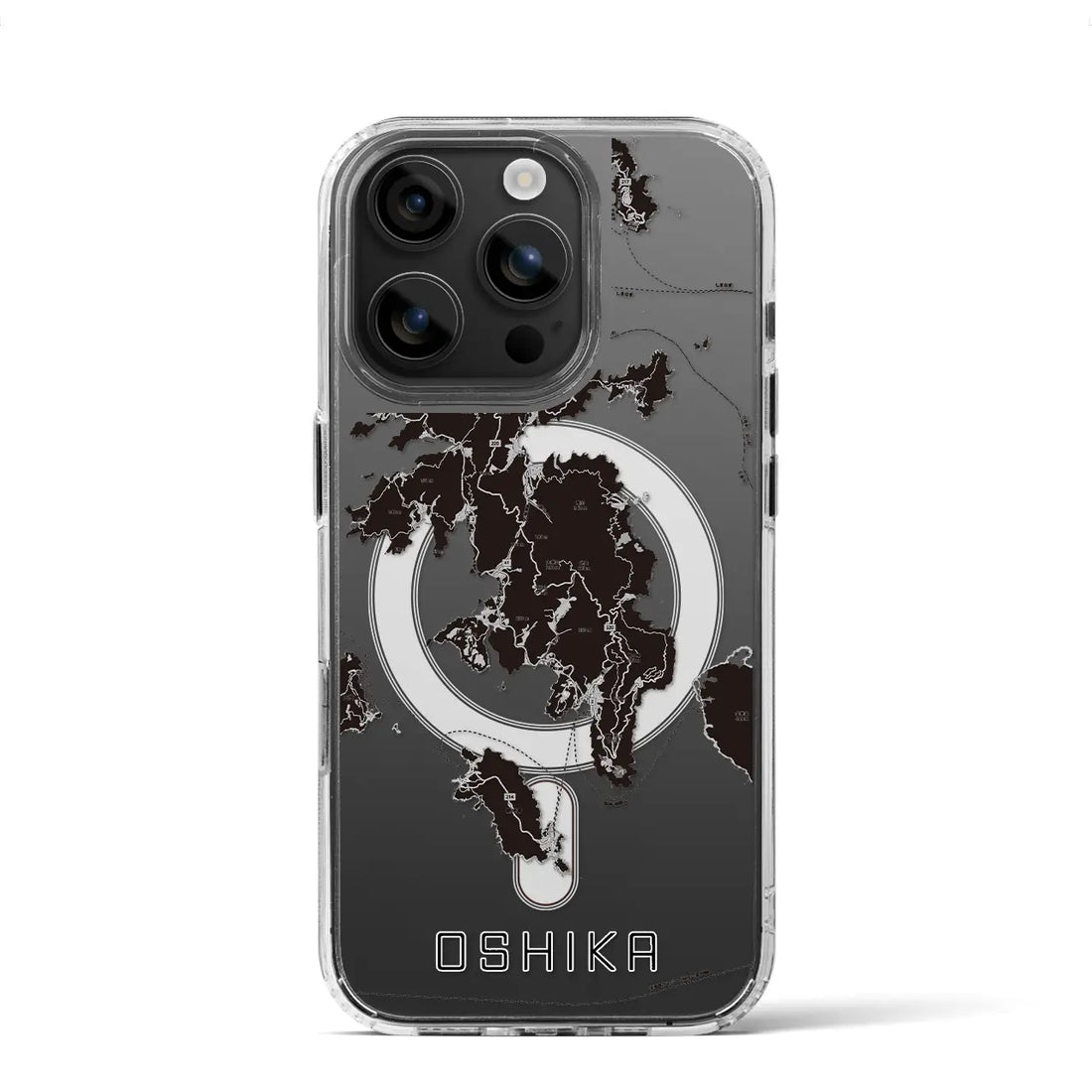 【牡鹿（宮城県）】地図柄iPhoneケース（MagSafeタイプ）