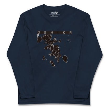 【牡鹿（宮城県）】地図柄ロングスリーブTシャツ