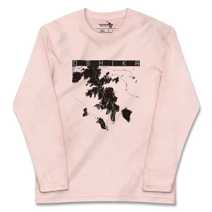 【牡鹿（宮城県）】地図柄ロングスリーブTシャツ