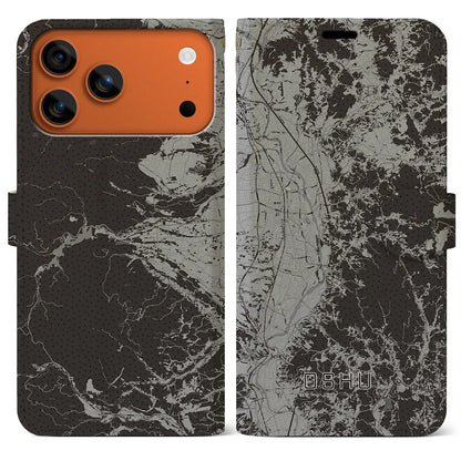 【奥州（岩手県）】地図柄iPhoneケース（手帳タイプ）