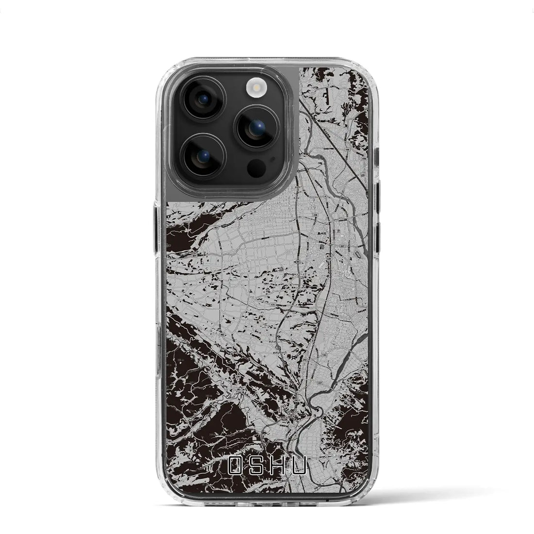 【奥州(岩手県)】地図柄iPhoneケース(MagSafeタイプ)