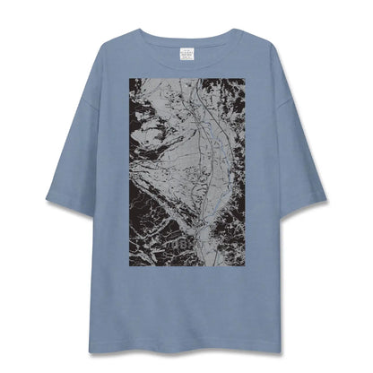 【奥州（岩手県）】地図柄ビッグシルエットTシャツ