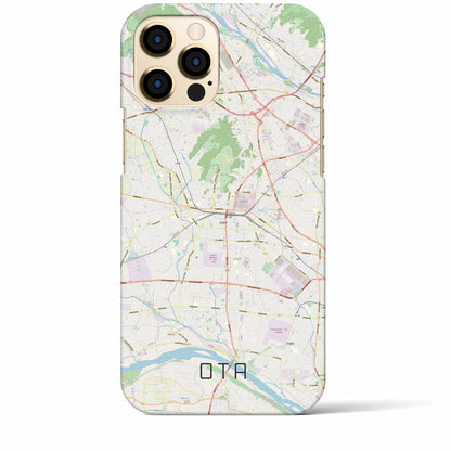 【太田（群馬県）】地図柄iPhoneケース（バックカバータイプ）