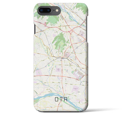 【太田（群馬県）】地図柄iPhoneケース（バックカバータイプ）