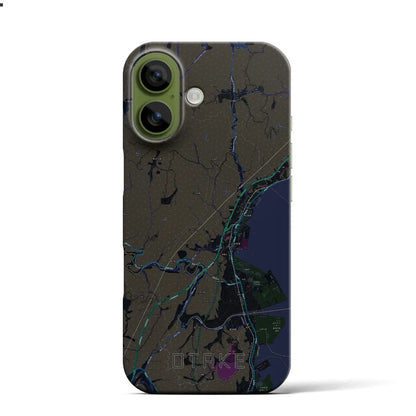 【大竹（広島県）】地図柄iPhoneケース（バックカバータイプ）