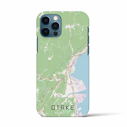 【大竹（広島県）】地図柄iPhoneケース（バックカバータイプ）