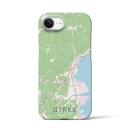 【大竹（広島県）】地図柄iPhoneケース（バックカバータイプ）