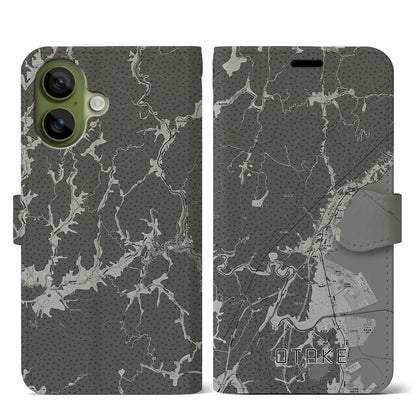 【大竹（広島県）】地図柄iPhoneケース（手帳タイプ）