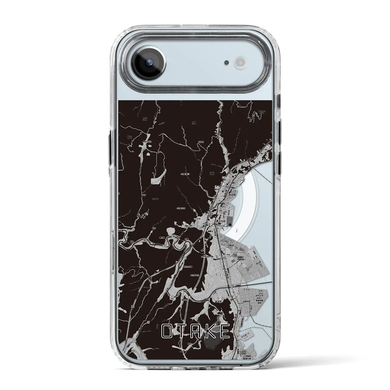 【大竹（広島県）】地図柄iPhoneケース（MagSafeタイプ）