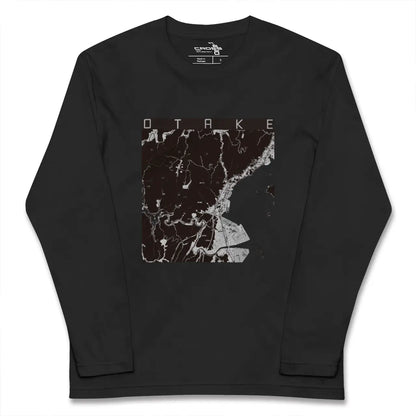 【大竹（広島県）】地図柄ロングスリーブTシャツ