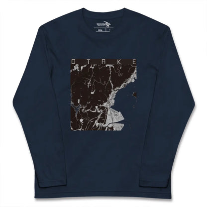 【大竹（広島県）】地図柄ロングスリーブTシャツ