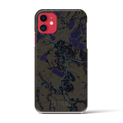 【大多喜（千葉県）】地図柄iPhoneケース（バックカバータイプ）