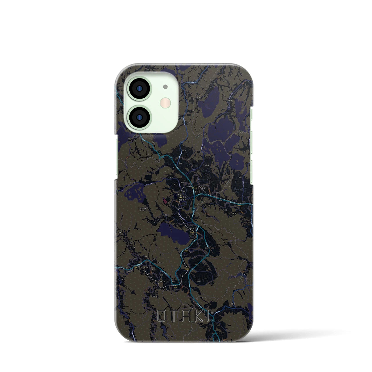 【大多喜（千葉県）】地図柄iPhoneケース（バックカバータイプ）