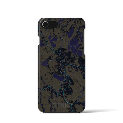 【大多喜（千葉県）】地図柄iPhoneケース（バックカバータイプ）