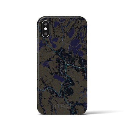 【大多喜（千葉県）】地図柄iPhoneケース（バックカバータイプ）