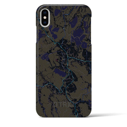 【大多喜（千葉県）】地図柄iPhoneケース（バックカバータイプ）