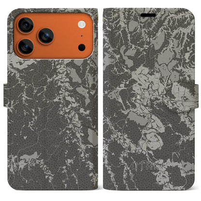 【大多喜（千葉県）】地図柄iPhoneケース（手帳タイプ）