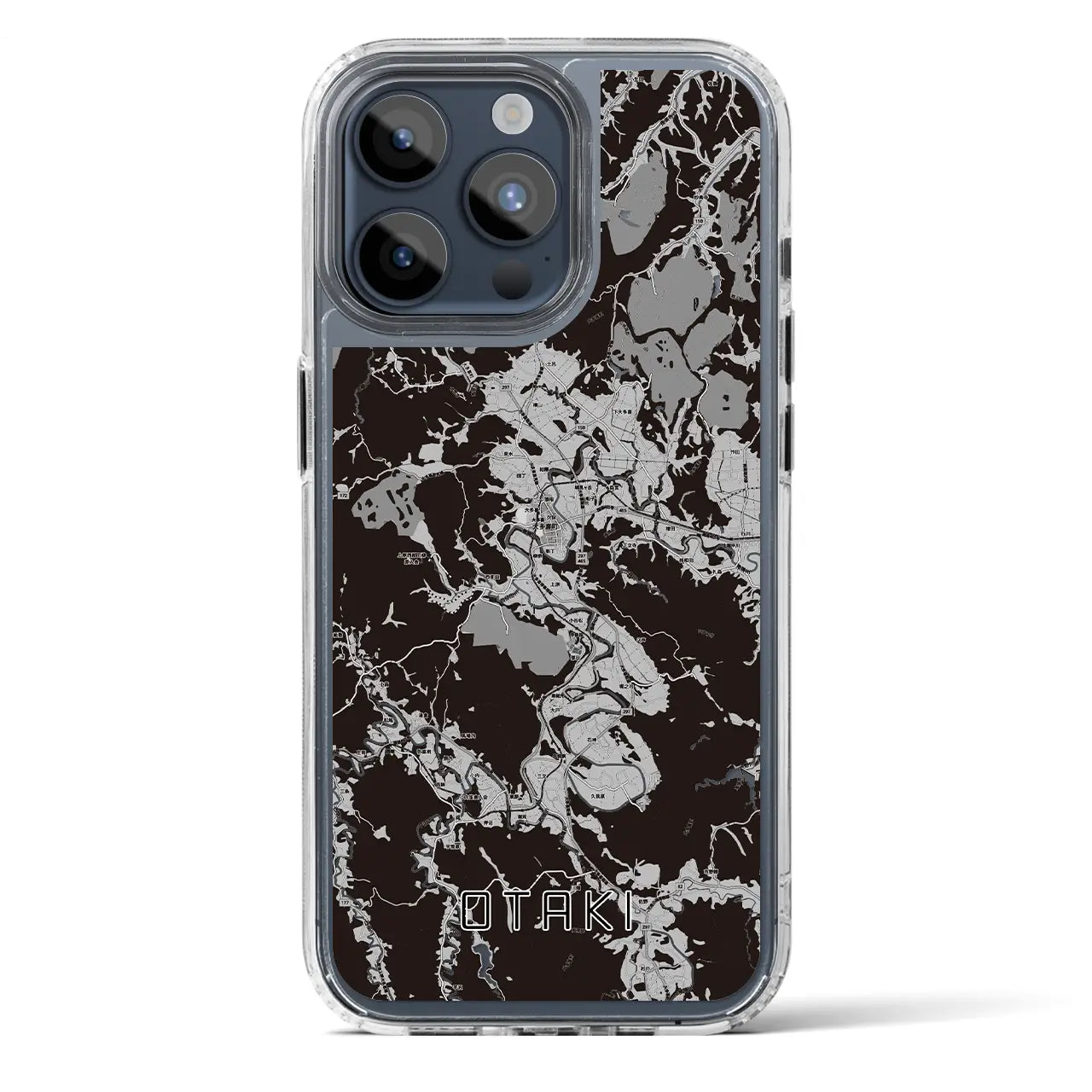 【大多喜（千葉県）】地図柄iPhoneケース（MagSafeタイプ）