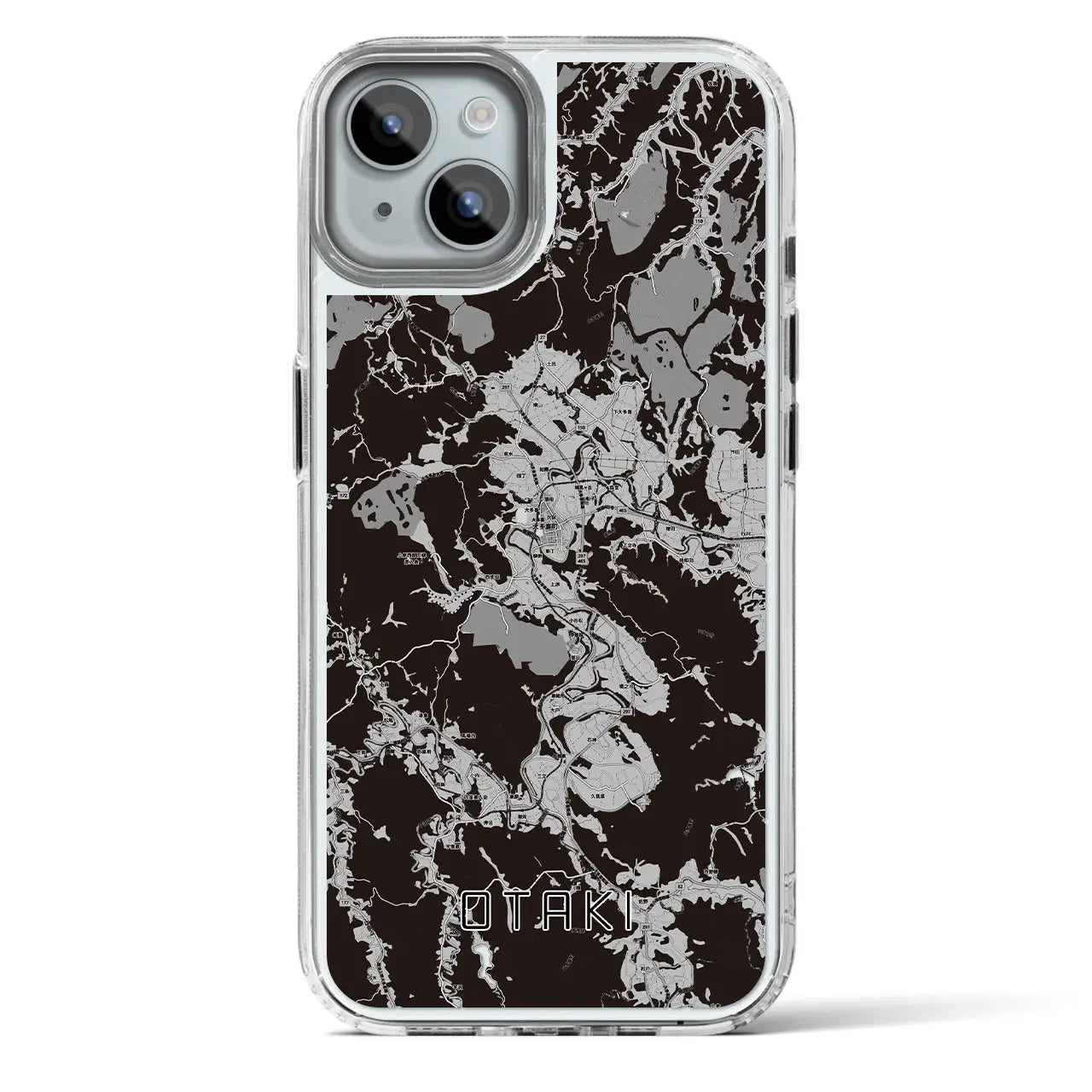 【大多喜（千葉県）】地図柄iPhoneケース（MagSafeタイプ）