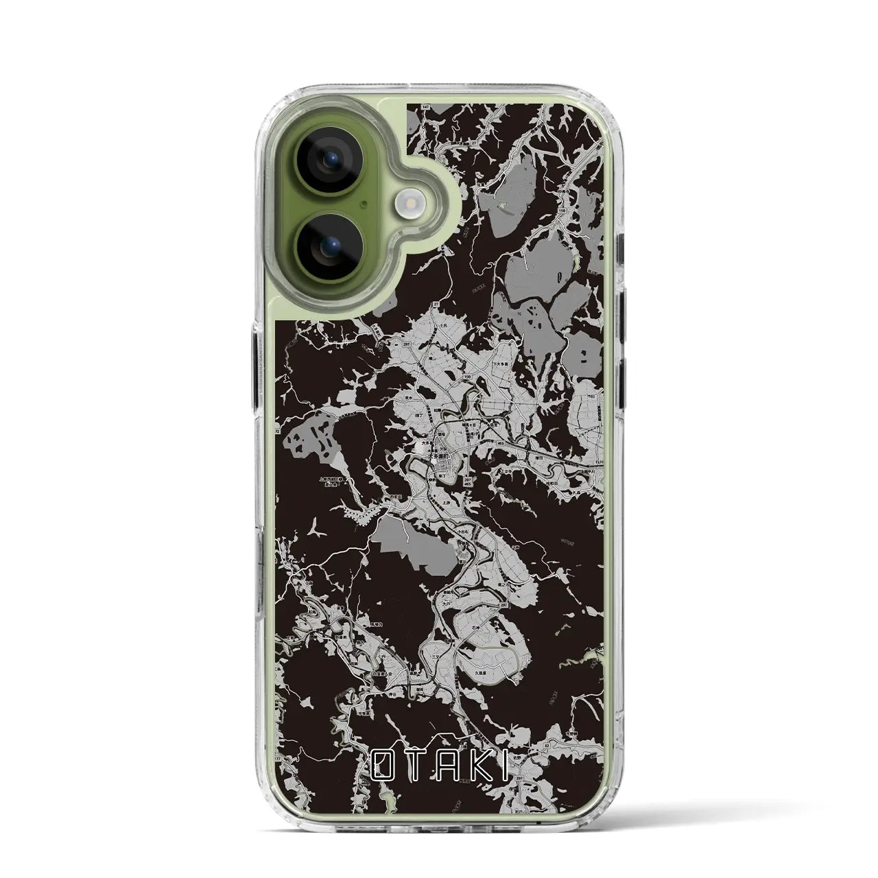 【大多喜（千葉県）】地図柄iPhoneケース（MagSafeタイプ）